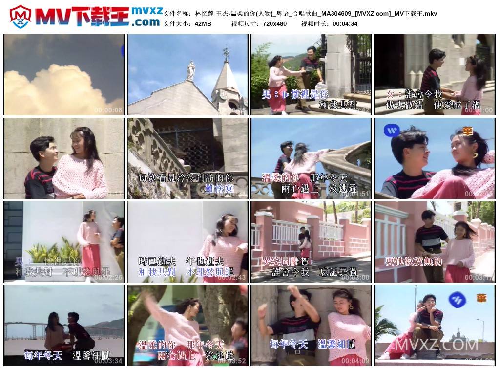 林忆莲 王杰-温柔的你(人物)_粤语_合唱歌曲_MA304609
